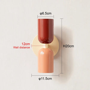 Designer Macaron Wall Light for Living Room