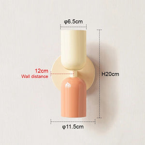 Designer Macaron Wall Light for Living Room