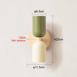 Designer Macaron Wall Light for Living Room