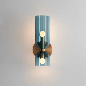 Creative Double Head Glass Wall Light