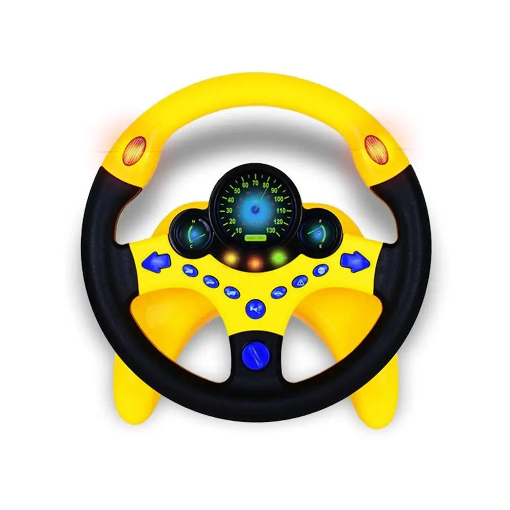 Educational Interactive Toy Steering Wheel with Lights and Sound