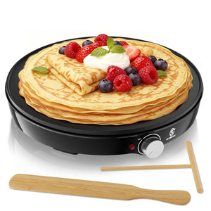 Electric Crepe Maker 1000W Non Stick Plate With Temperature Control 1005010553168616-al