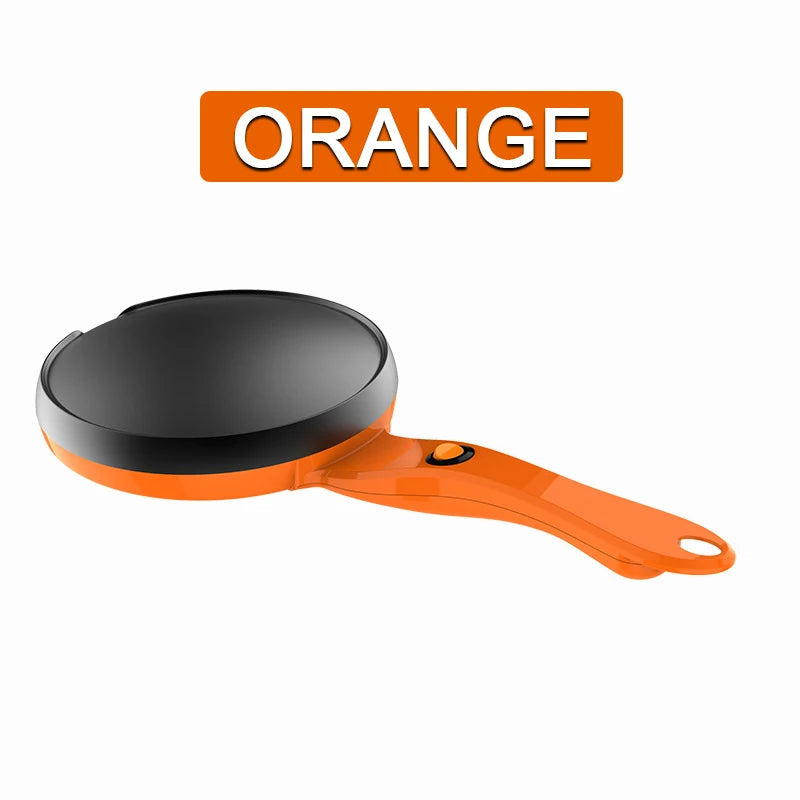 Electric Crepe Maker Non Stick Griddle Pan With Push Button Control 1005006968080263-JB12-Red-110V