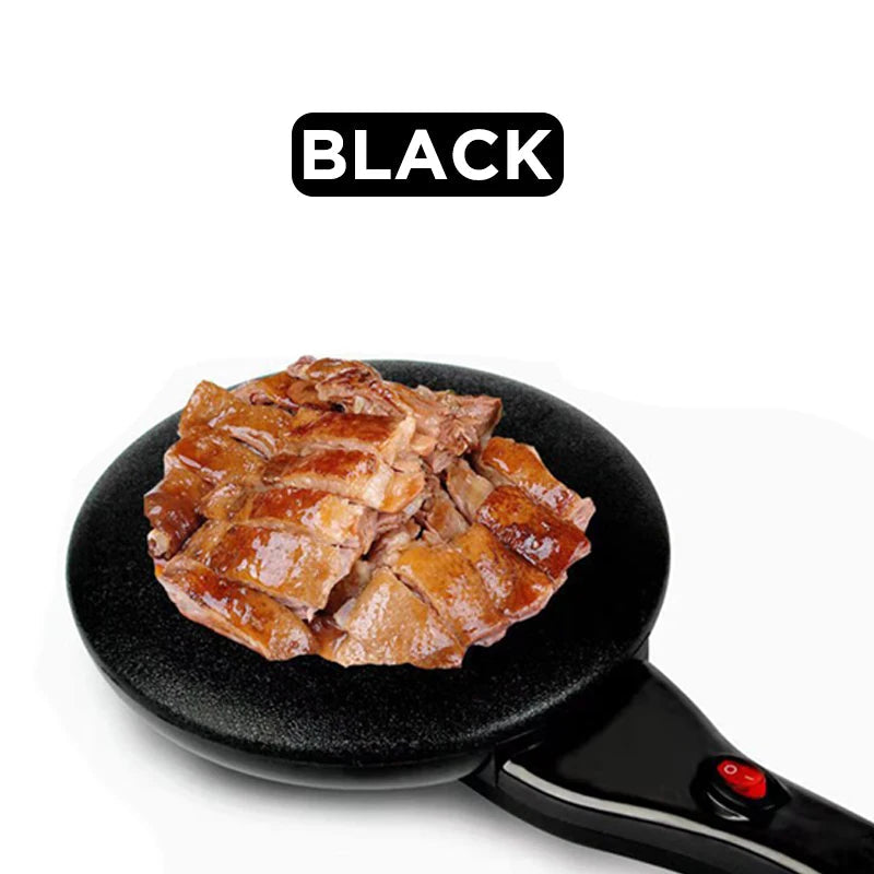 Electric Crepe Maker Non Stick Griddle Pan With Push Button Control 1005006968080263-JB12-Red-110V