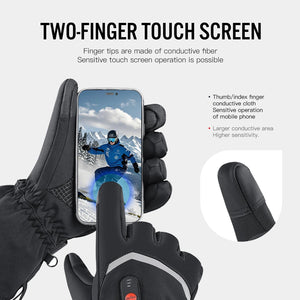 Electric Heated Waterproof Full Finger Thermal Gloves For Motorcycle Winter Riding 1005007636437254-al