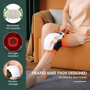 Electric Knee Massager With Compress And Vibration, 3 Temperature Levels 1005007344766731-al