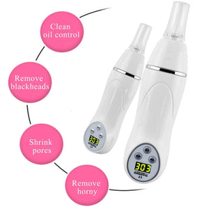 Electric Microdermabrasion Blackhead Remover Vacuum Pore Cleanser Tool
