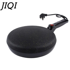 Electric Non Stick Crepe Maker Pancake Baking Pan With Handle 1005003594015322-Black color-220V