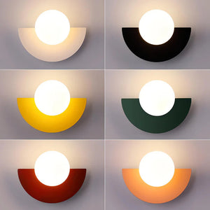 Glarefusion Nordic Semi-Circle Wall Light