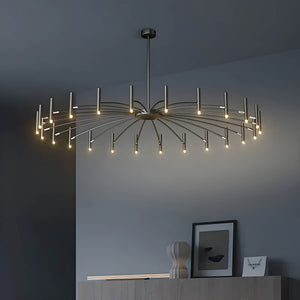 Modern LED Multi-Arm Ceiling Light in Nordic Minimalist Design