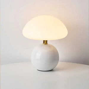 Glarefusion French Cream Mushroom Lamp