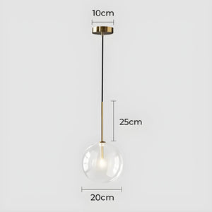 Modern Glass Ball Pendant Light