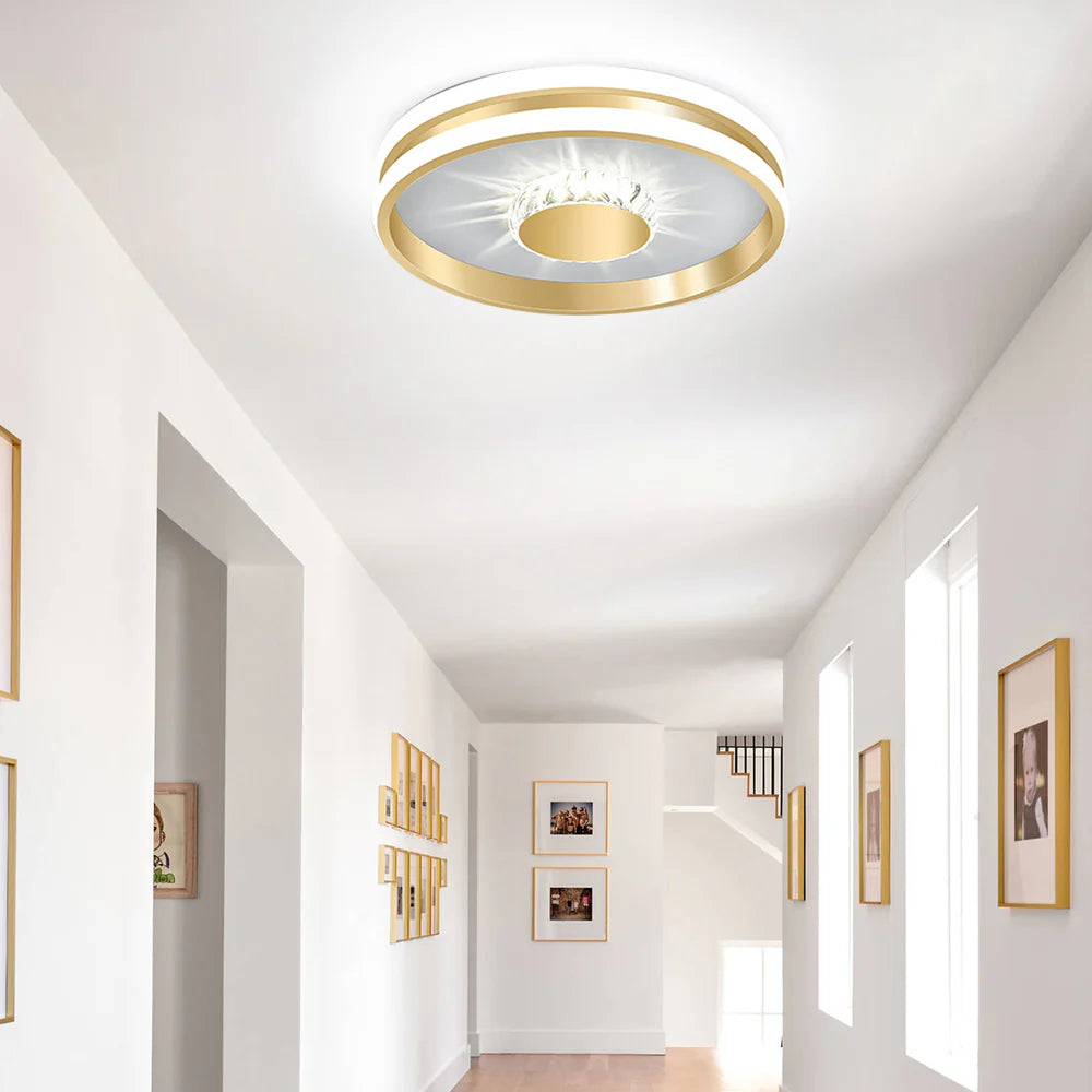 Modern Chic Crystal Ceiling Light