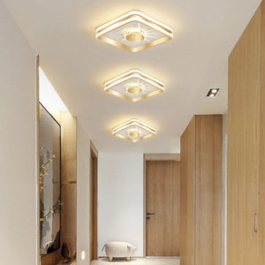 Modern Chic Crystal Ceiling Light
