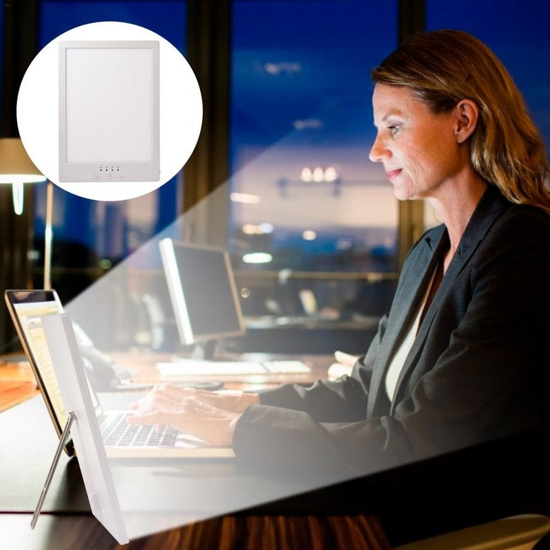 Therapy Light Panel with Stepless Dimming and Timer Control