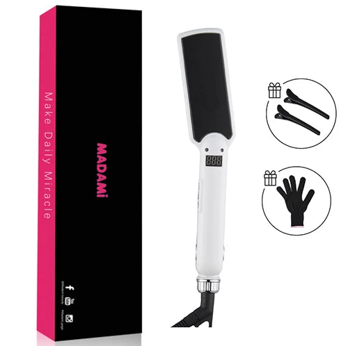 Titanium Hair Straightener Curler 480°F Dual Voltage