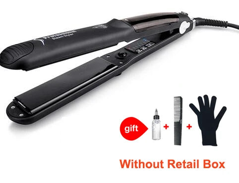 Steam Hair Straightener with Argan Oil Infusion