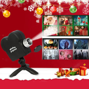 Halloween And Christmas Holographic Projection Light