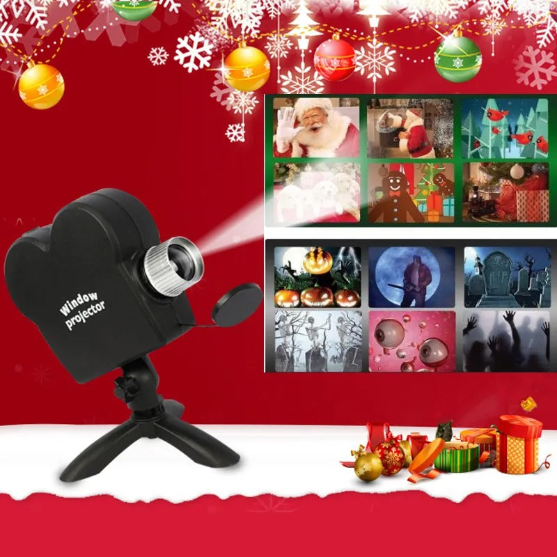 Halloween And Christmas Holographic Projection Light