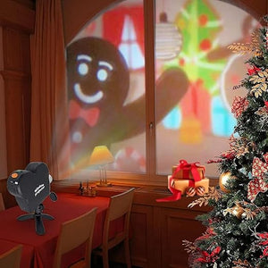 Halloween And Christmas Holographic Projection Light