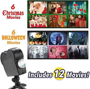 Halloween And Christmas Holographic Projection Light