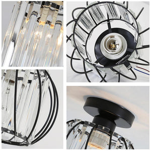 Modern Creative Lantern Shape Glass Ceiling Light