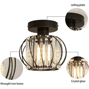Modern Creative Lantern Shape Glass Ceiling Light