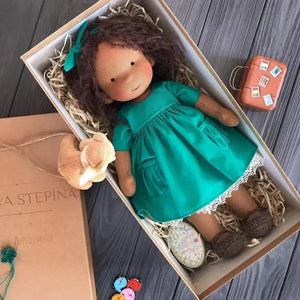 Handmade Plush Baby Doll with Clothes