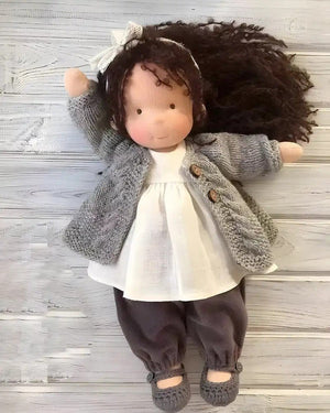 Handmade Plush Baby Doll with Clothes