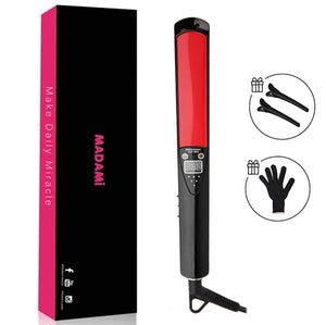 Titanium Hair Straightener Curler 480°F Dual Voltage