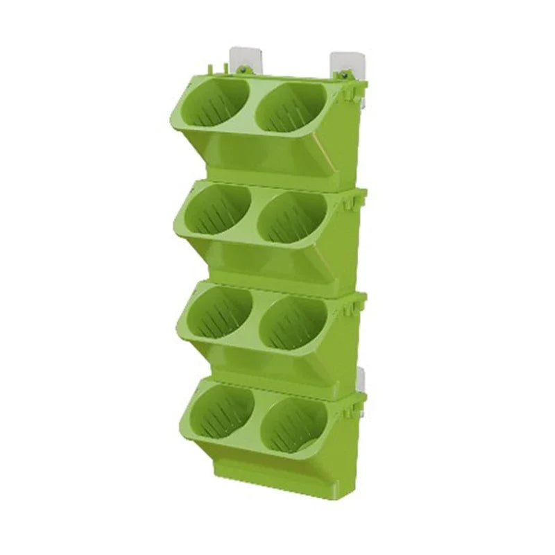 Stackable Self Watering Wall Planter Pots