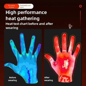 Heated Motorcycle Gloves With Touchscreen Fingertips And Anti Slip Palm 1005008017332864-Shell Gloves Usb AA