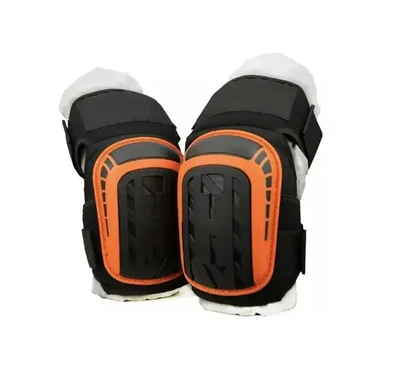 Heavy Duty Gel Cushion Knee Pads With Adjustable Straps 1005006443844449-Black Short Style