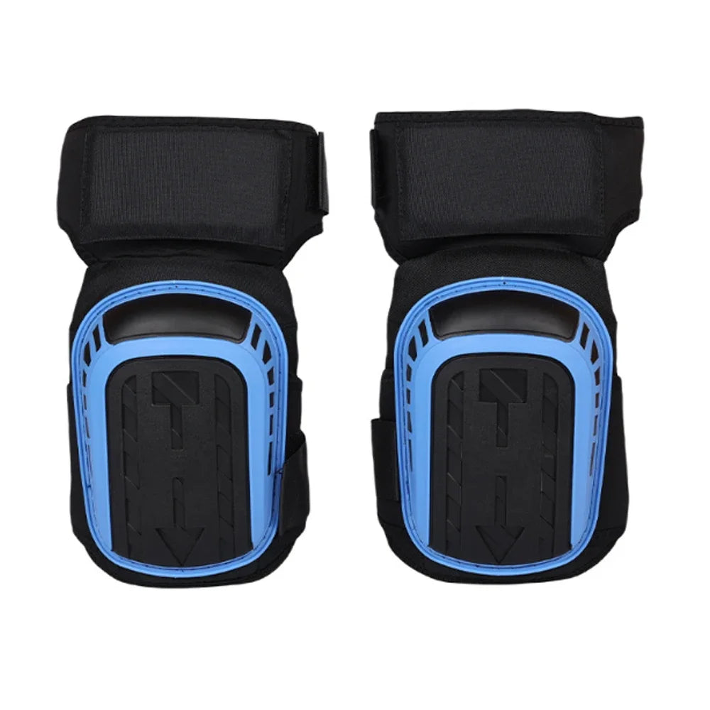 Heavy Duty Gel Cushion Knee Pads With Adjustable Straps 1005006443844449-Black Short Style