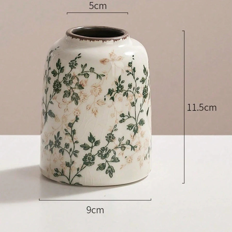 Ice Crackle Ceramic Bud Vase For Fresh Or Dry Flowers 1005009012604187-l
