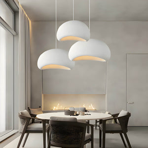 Contemporary Pendant Light Dome Shape