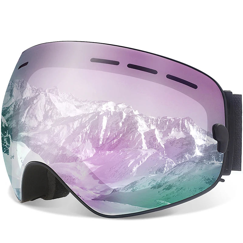 Interchangeable Lens Ski Goggles With Anti Fog Uv Protection Otg 32719782428-C2 Blue Blue