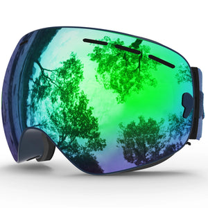 Interchangeable Lens Ski Goggles With Anti Fog Uv Protection Otg 32719782428-C2 Blue Blue