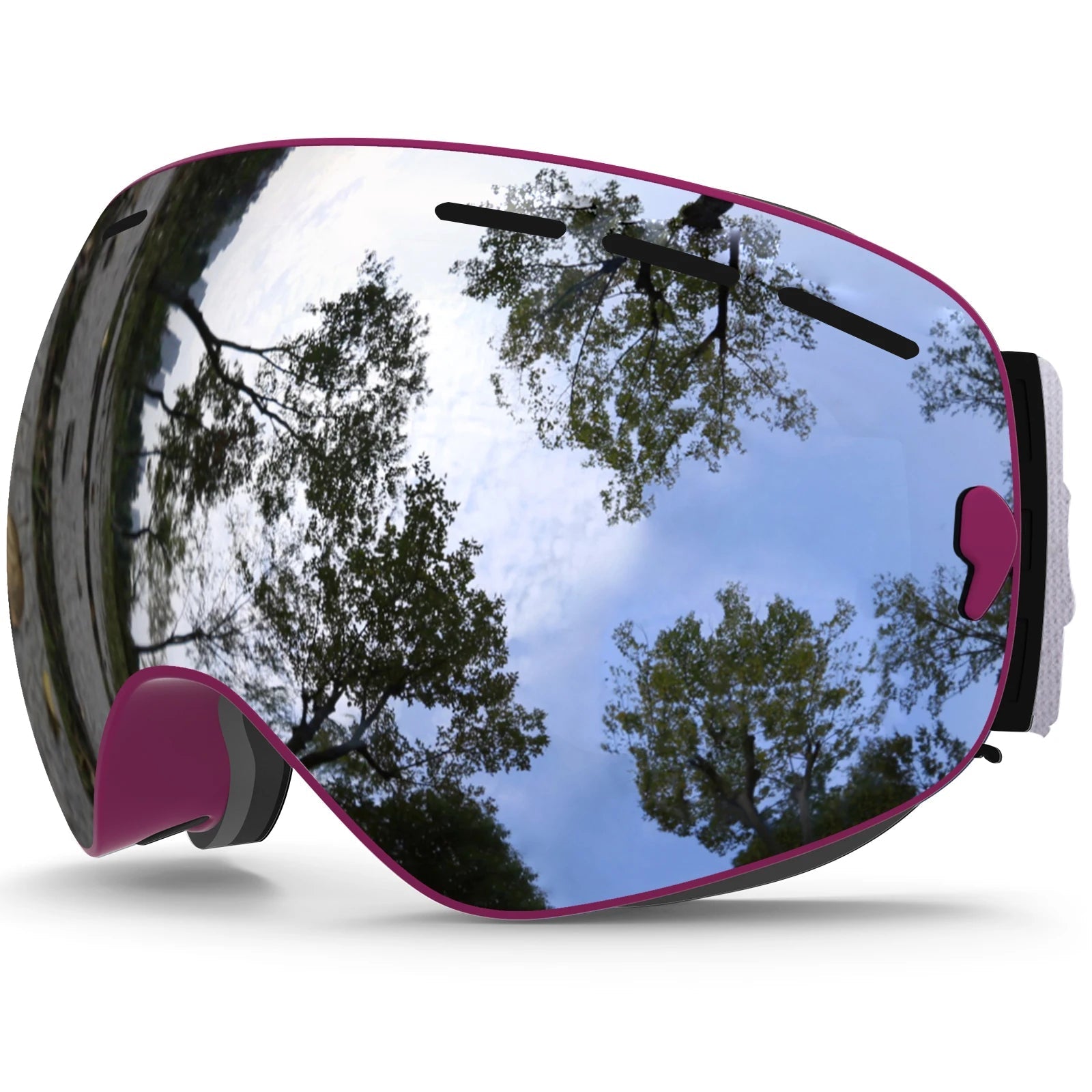 Interchangeable Lens Ski Goggles With Anti Fog Uv Protection Otg 32719782428-C2 Blue Blue