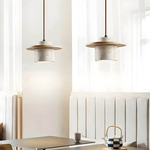 Wabi-Sabi Natural Stone Pendant Light