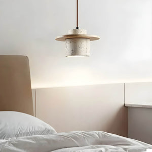 Wabi-Sabi Natural Stone Pendant Light