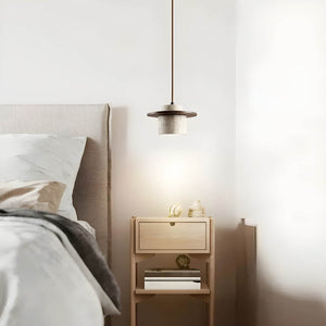 Wabi-Sabi Natural Stone Pendant Light