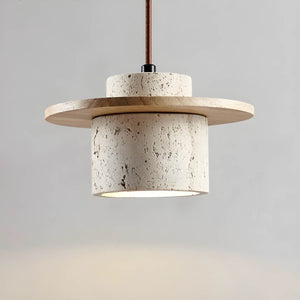 Wabi-Sabi Natural Stone Pendant Light