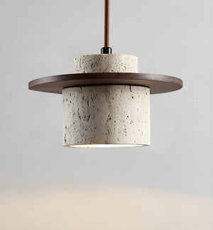 Wabi-Sabi Natural Stone Pendant Light