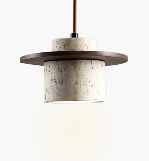 Wabi-Sabi Natural Stone Pendant Light