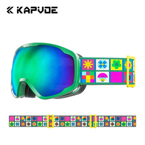 Kids Ski Goggles Uv400 Anti Fog Otg Helmet Compatible Snow 1005009812264342-01