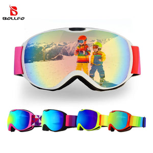 Kids Ski Goggles With Anti Fog Double Lens Uv400 Protection 1005006171277764-Ski Goggles