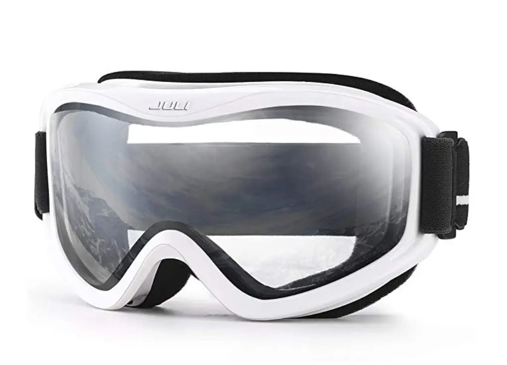 Kids Ski Goggles With Anti Fog Uv400 Lens And Flexible Frame 1005003217537497-D1 Black Red Kids