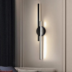 Modern LED Wall Light Double Bar Design