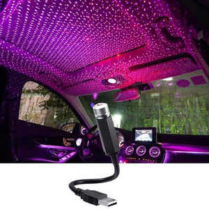 LED Galaxy Lamp Car Roof Light USB Star Projector Mini Night Star Light
